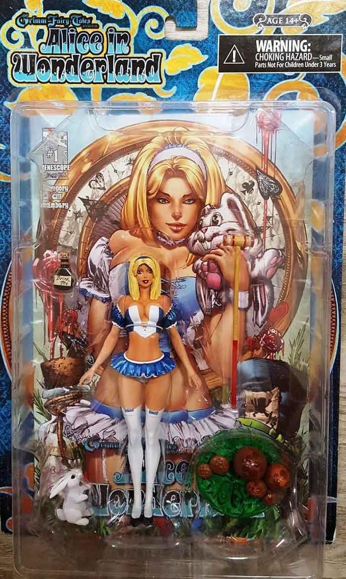 CS Moore Studio Grimm Fairy Tales Alice in Wonderland Alice Action Figure