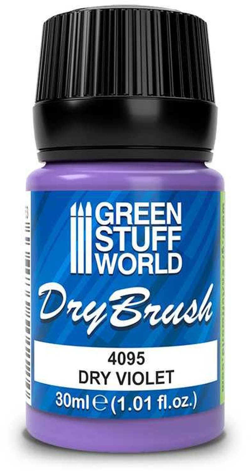 Green Staff World GSWD-4095 Dry Brush Paint, Dry Violet, 1.0 fl oz (30 ml), Model Paint
