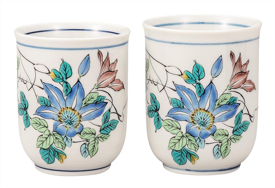 九谷焼いわたや(Kutaniyakiiwataya) Kutani Iwataya Tea Cup Tetsuzen K9-736