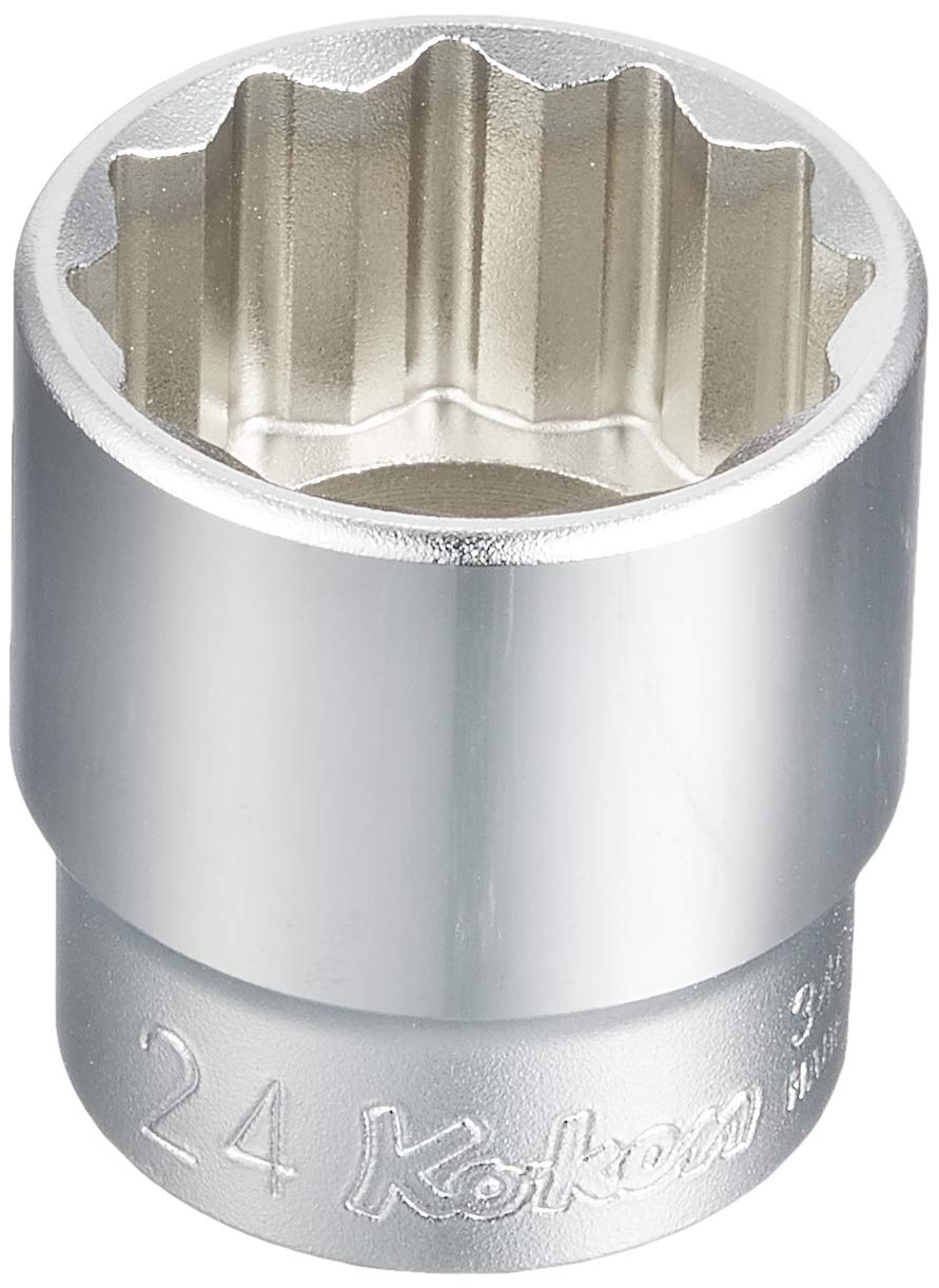 Ko-ken 3405M-22 3/8 Sq. Dr. Socket 22mm 12 point Length 32mm