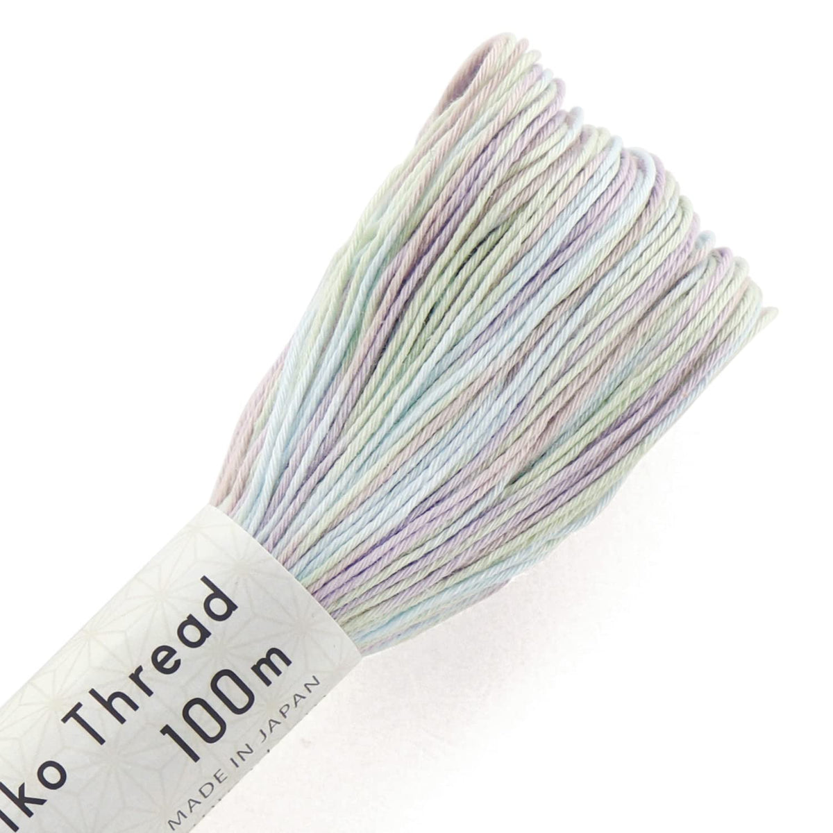 Olympus Sashiko Thread 100meters - Variegated(#195 Pastels) - 100% Cotton