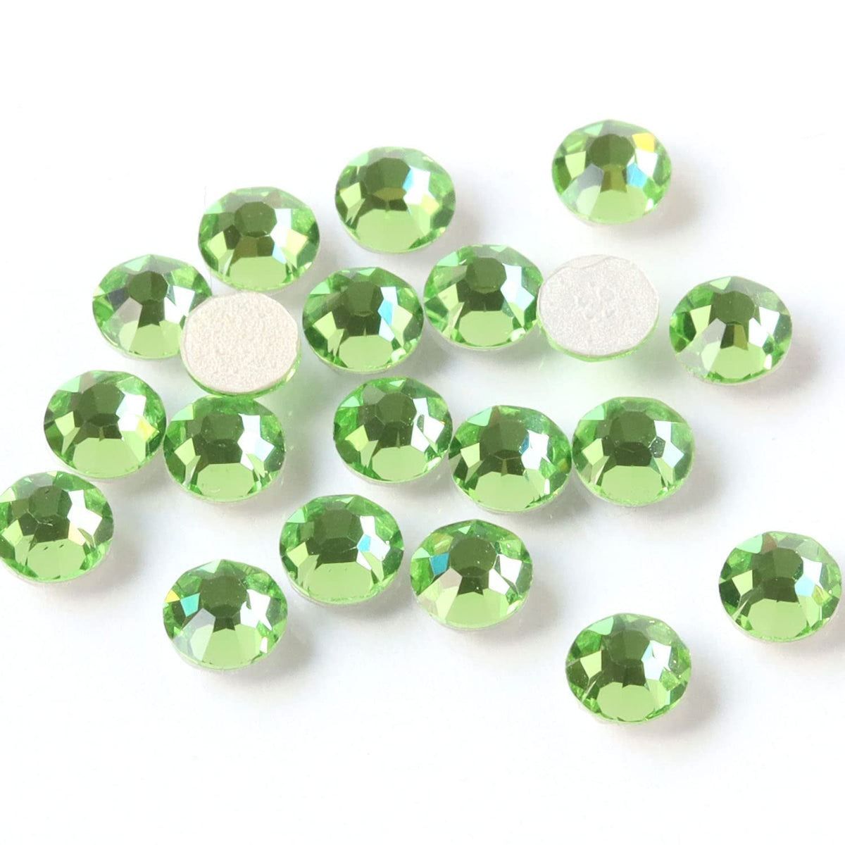 NBK Preciosa Rhinestones Hotfix Heat Adhesive SS20, Pack of 144 Peridot M2038SS20-50520L