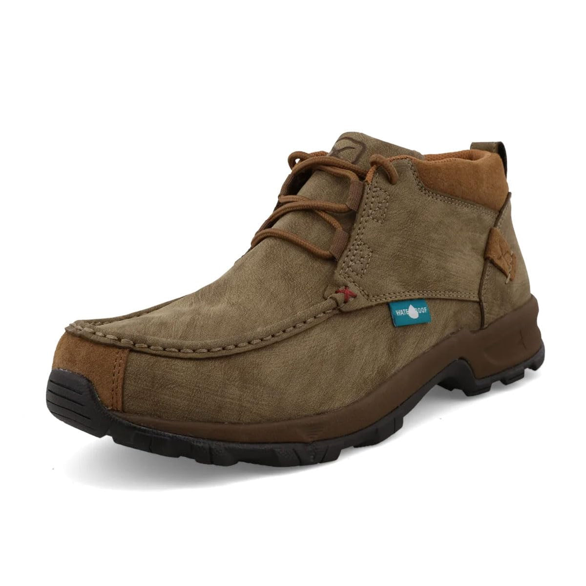 Twisted X Men's 4" Hiker Boot, Moc Toe, Shitake, 11 M