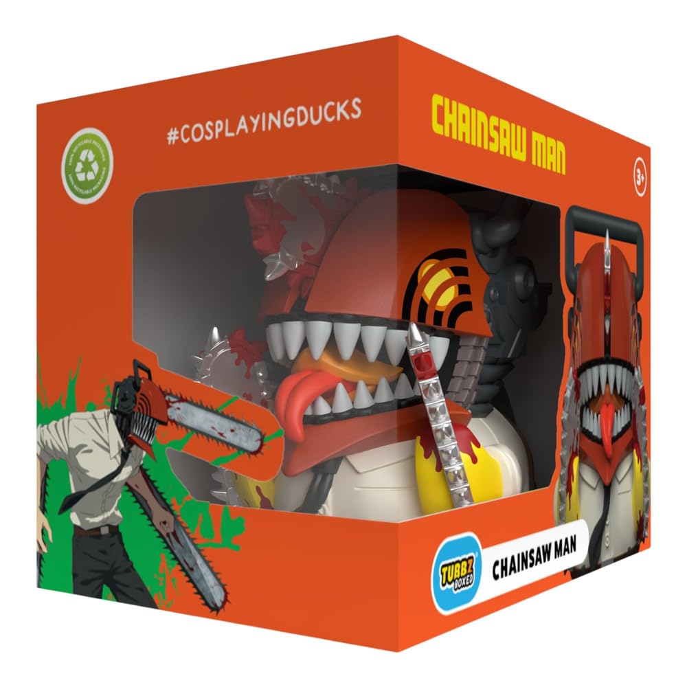 TUBBZ Boxed Edition: Chainsaw Man Cosplaying Rubber Duck Vinyl Figure