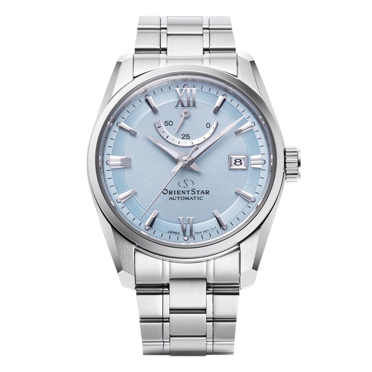 Orient Star Automatic Watch, Standard, Mechanical, Made in Japan, Japanese Manufacturer Warranty, ice Blue, Bracelet Type