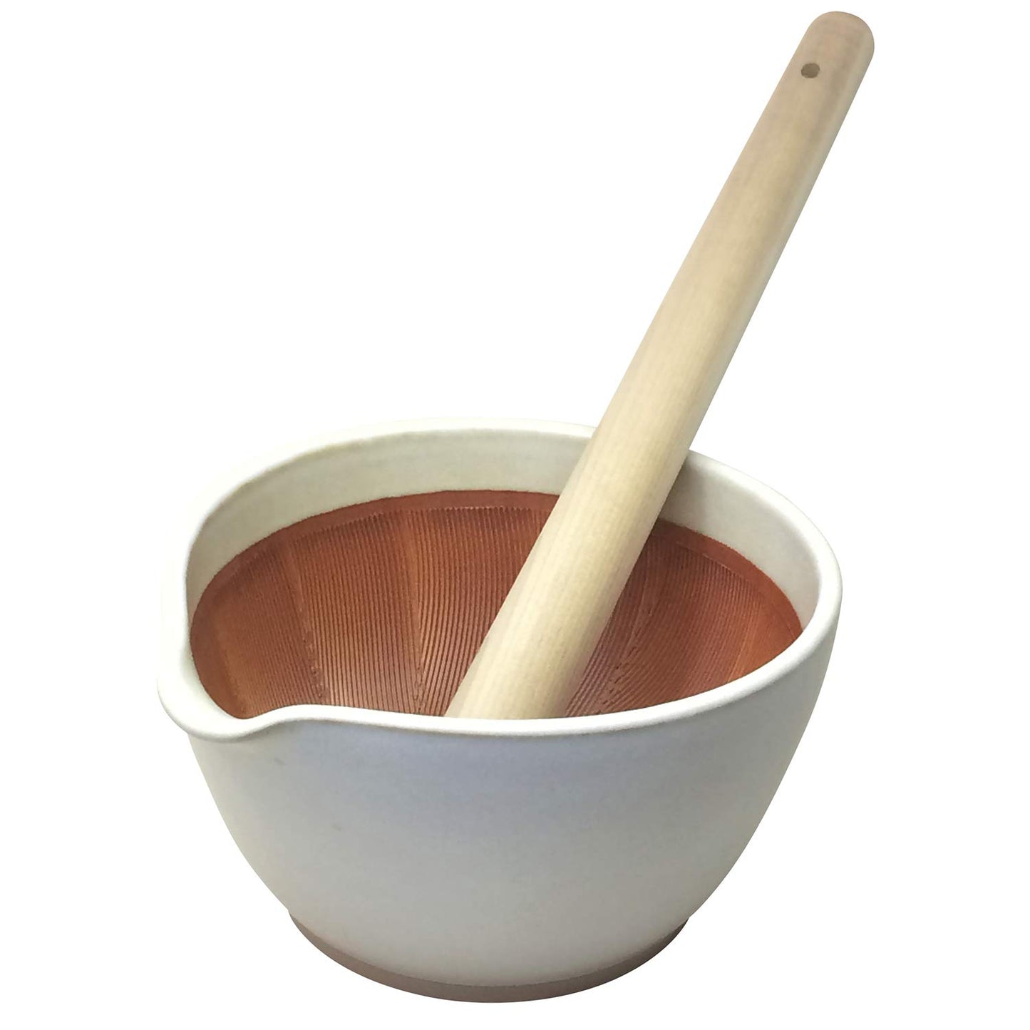 元重製陶所(Motoshige Seitoujo) Ishimiyaki Moto Shige, Made in Japan Mortar, 18cm, White