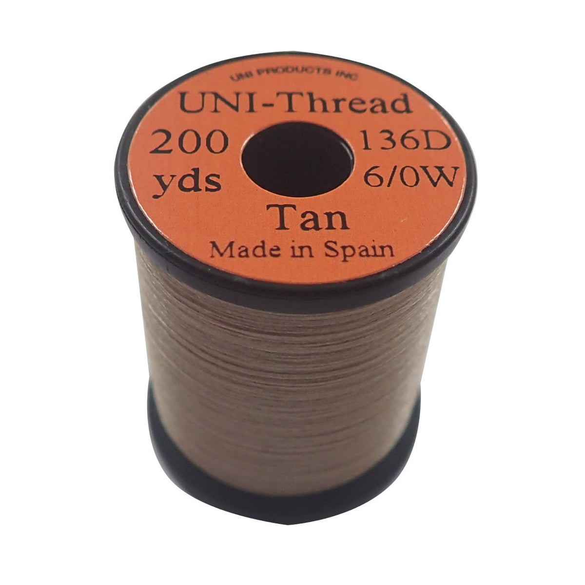 TIEMCO Fly Tying UNI Uni-Thread, 6/0, 200 Yards, Tan