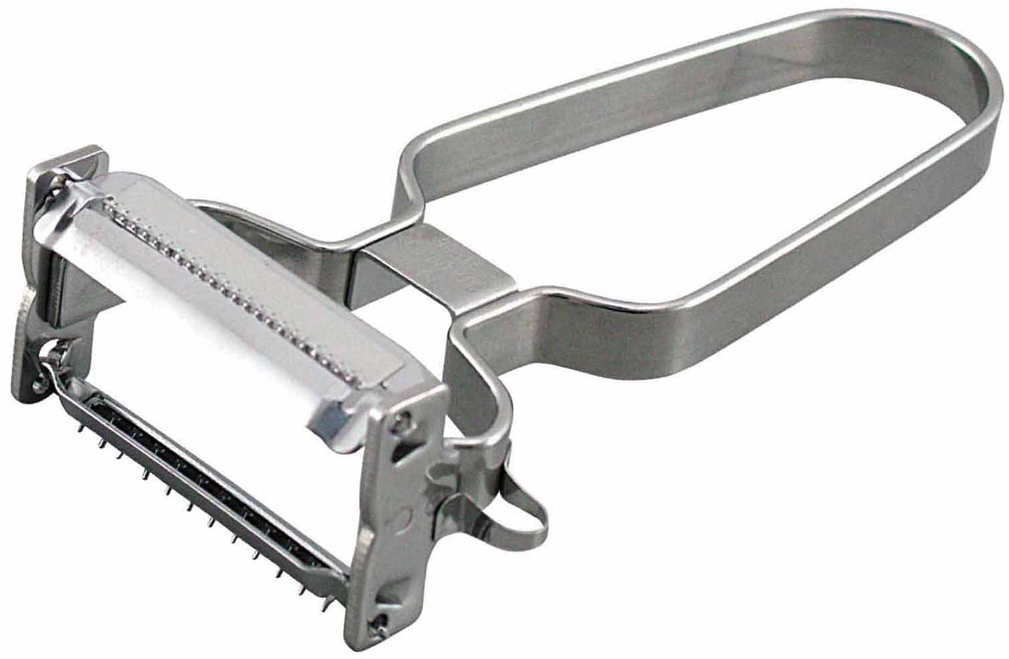 Shimomura Planning 38230 Shredded Peeler, 2-Way (Made in Japan), Dishwasher Safe, Double-Sided Use, Julienne 0.13 inch (3.4 mm), Cut Throws, 0.06 inch (1.6 mm), Uniform Cut, Sharp Sharp, Time-Short,