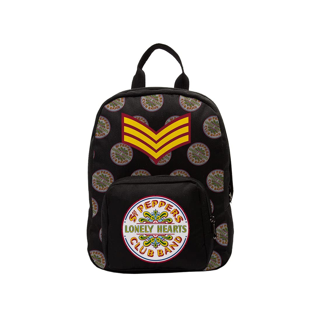 Rocksax Sgt Peppers The Beatles Mini Backpack (One Size) (Black/Yellow/White)