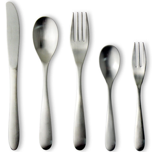 Nagao NT-5 Dinner Cutlery Set, 5 Pieces, Stainless Steel, Made in Japan