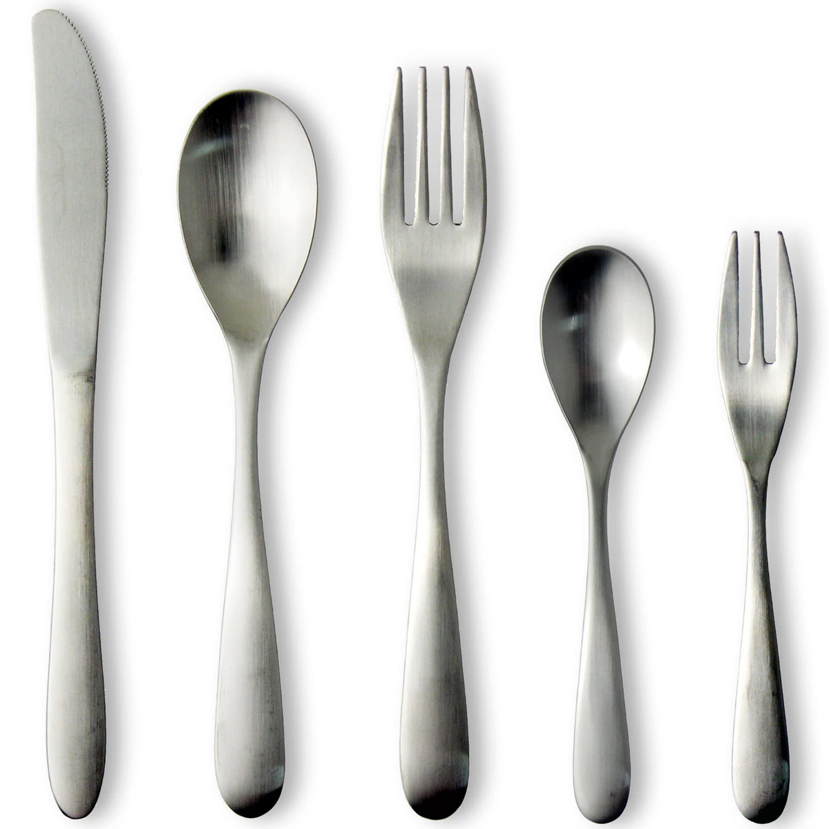 Nagao NT-5 Dinner Cutlery Set, 5 Pieces, Stainless Steel, Made in Japan