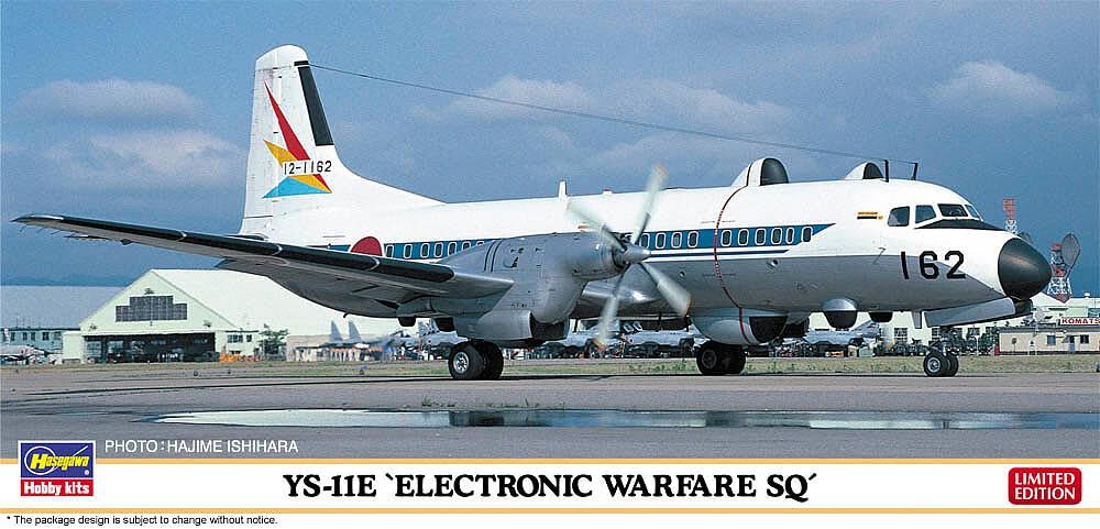 Hasegawa 10854 1/144 YS-11E Electronic Warfare Sq Model Kit, Multi-Colour