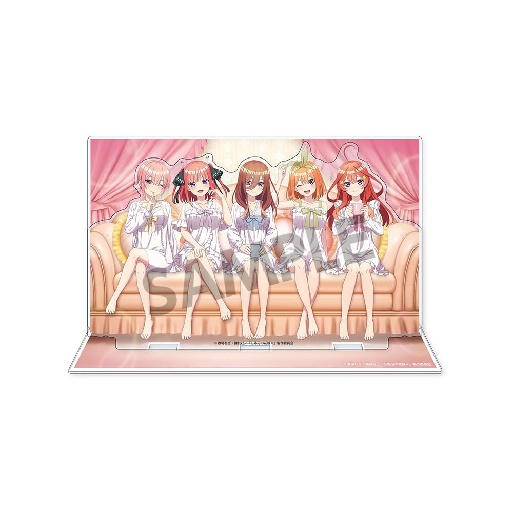 Quintessential Bride Nightwear Version with Illustrated Acrylic Stand with Background.