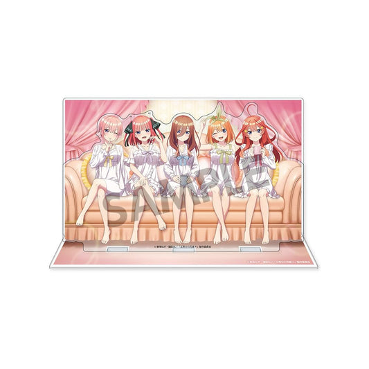 Quintessential Bride Nightwear Version with Illustrated Acrylic Stand with Background.