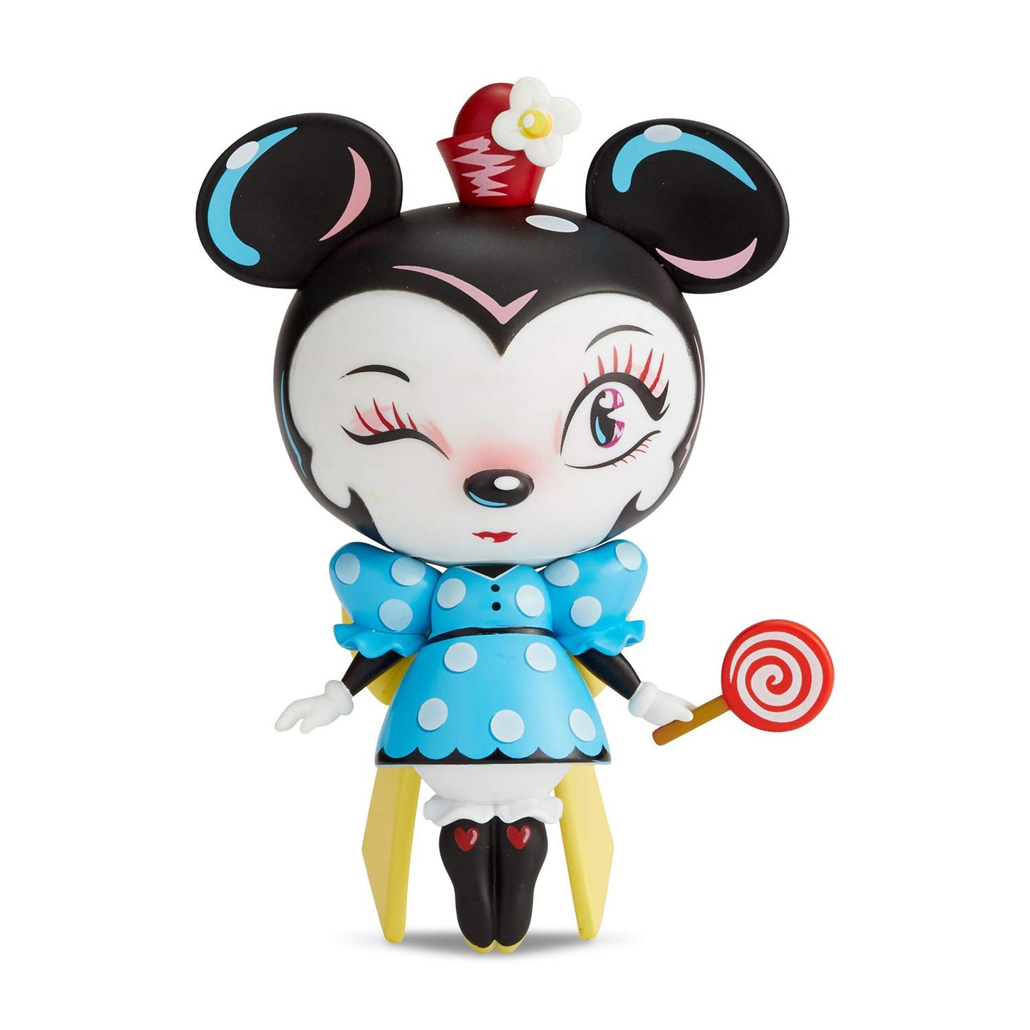 Enesco World of Miss Mindy Presents Disney Designer Collection Minnie Mouse Vinyl Figurine, 7", Multicolor