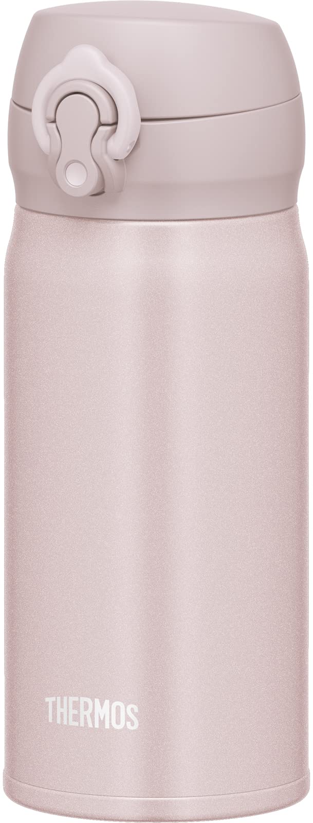 Thermos JNL-355 BEP Water Bottle, Vacuum Insulated Portable Mug, 0.35 L; Beige Pink, Easy to Clean and Easy to Clean, Lightweight Type, One-touch Opening, Stainless Steel Bottle, Hot and Cold