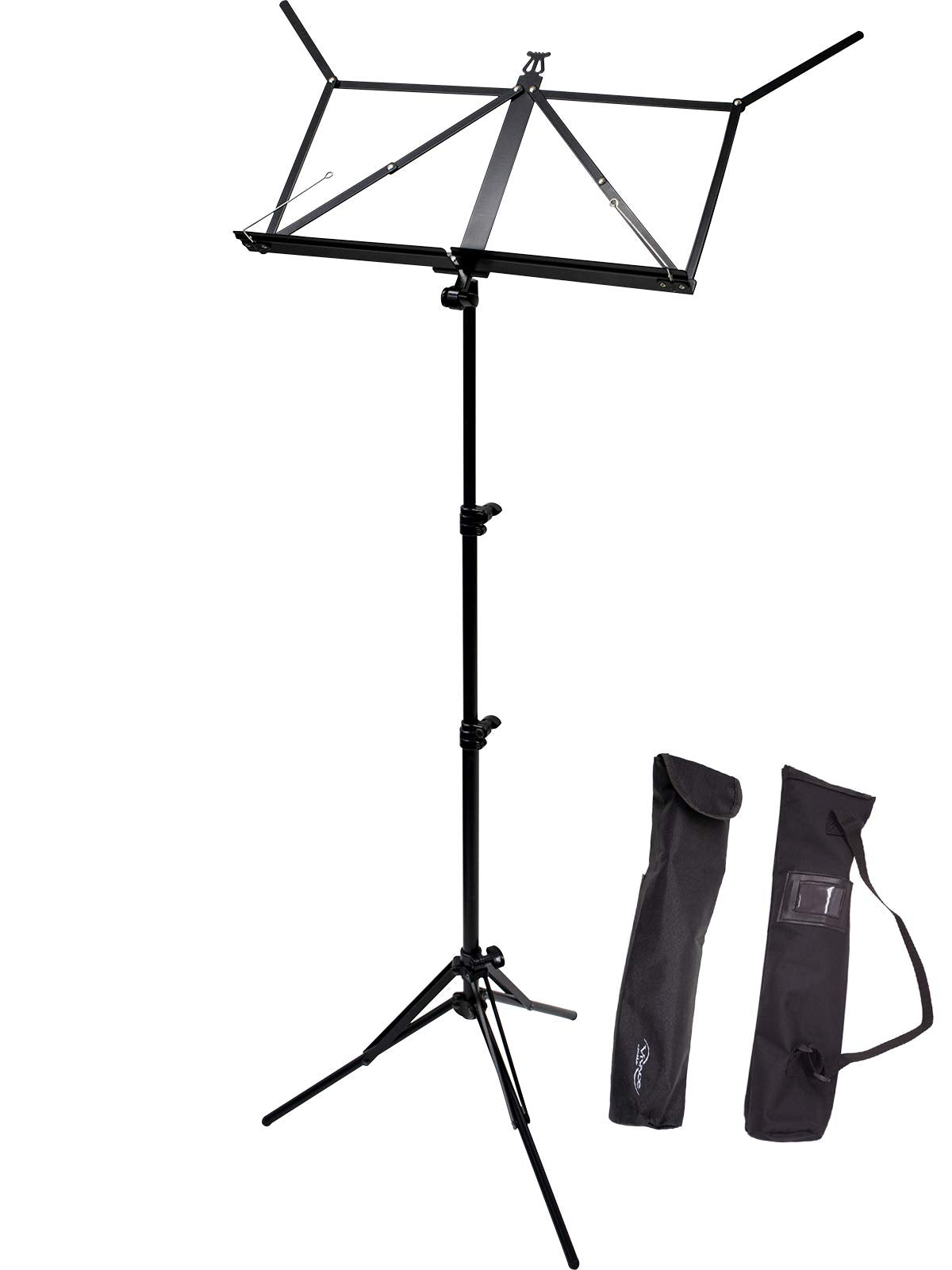 Vivace MS-500 Music Stand, Ultra Lightweight, Aluminum, Foldable (Carrying Bag Included)
