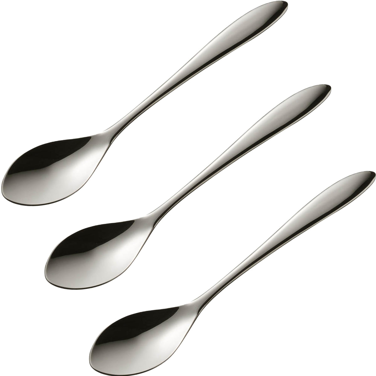 Oaks TSUBAME Medium Spoon Set of 3 Stainless Steel Made in Japan Small Curry Dessert