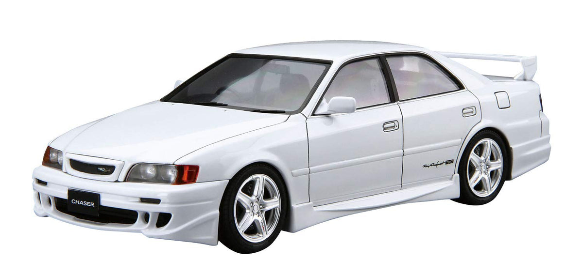 Aoshima Bunka Kyozai 1/24 The Tuned Car Series No. 47 TRD JZX100 Chaser 1998 Toyota Plastic Model