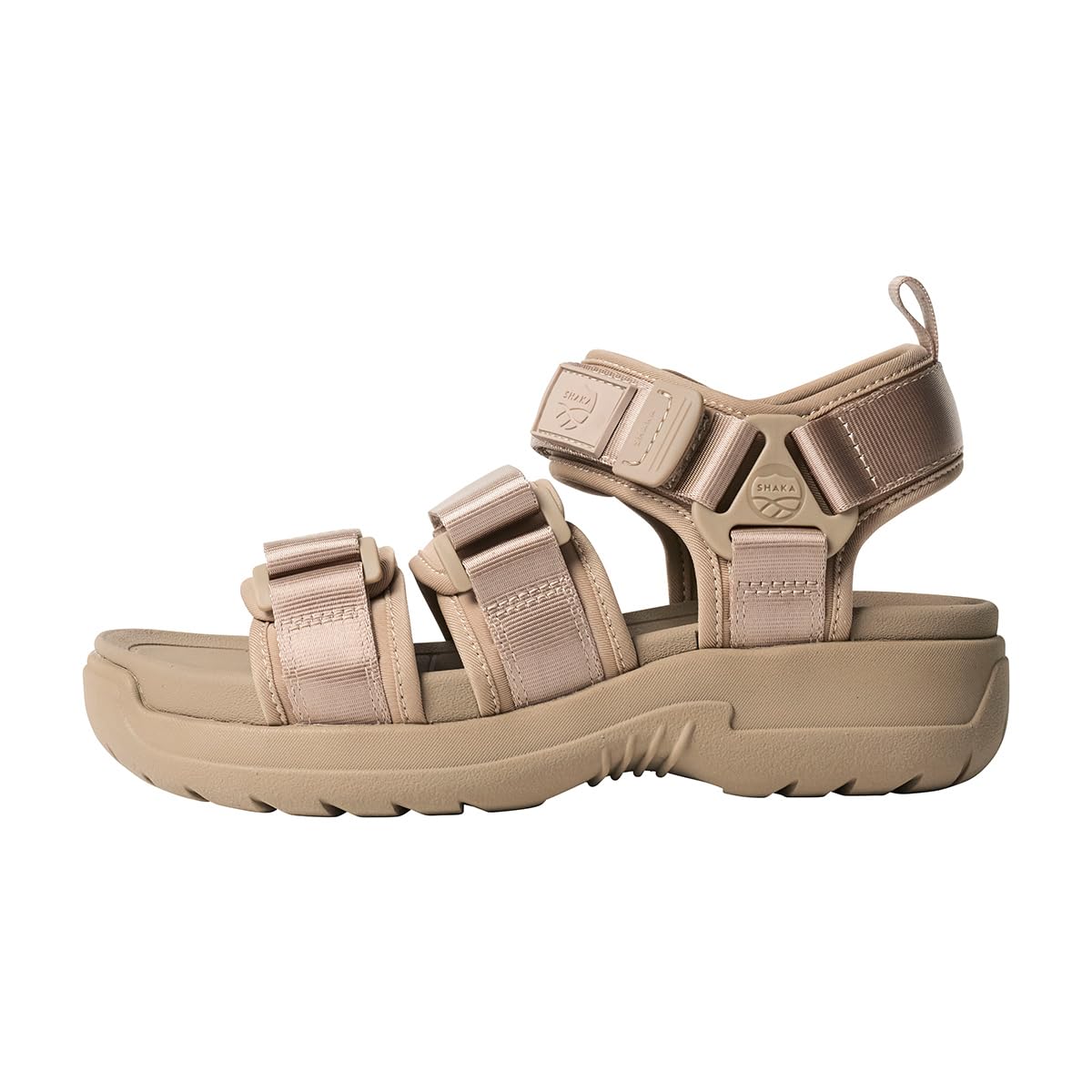 SHAKA(シャカ) Men's Sandal, Taupe, 25.0 cm