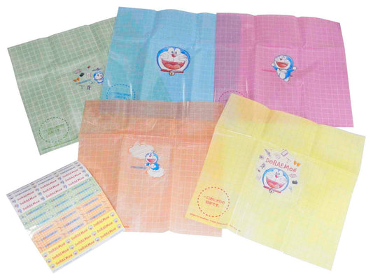 Torune Doraemon Rice Ball Wrap, 15 Pieces DM-2, Made in Japan