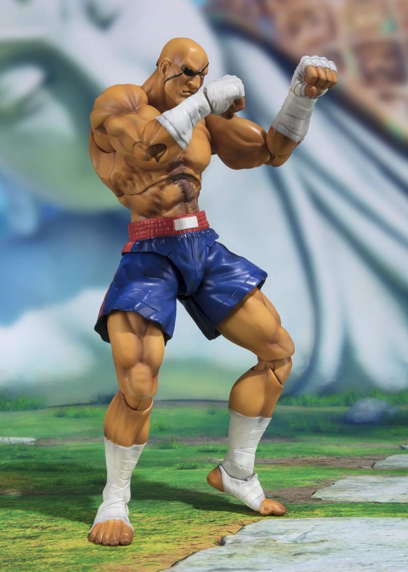 TAMASHII NATIONS - Street Fighter - Sagat, Bandai Spirits S.H. Figuarts Action Figure