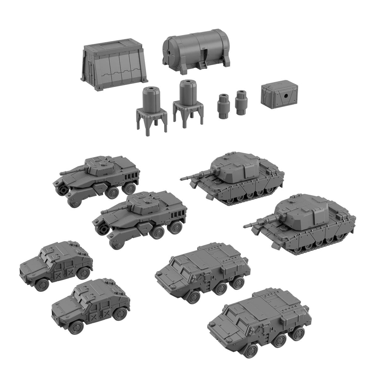 Bandai Spirits 1/144 Optional Parts Set 24 (Multi Object 1), Color Coded Plastic Model