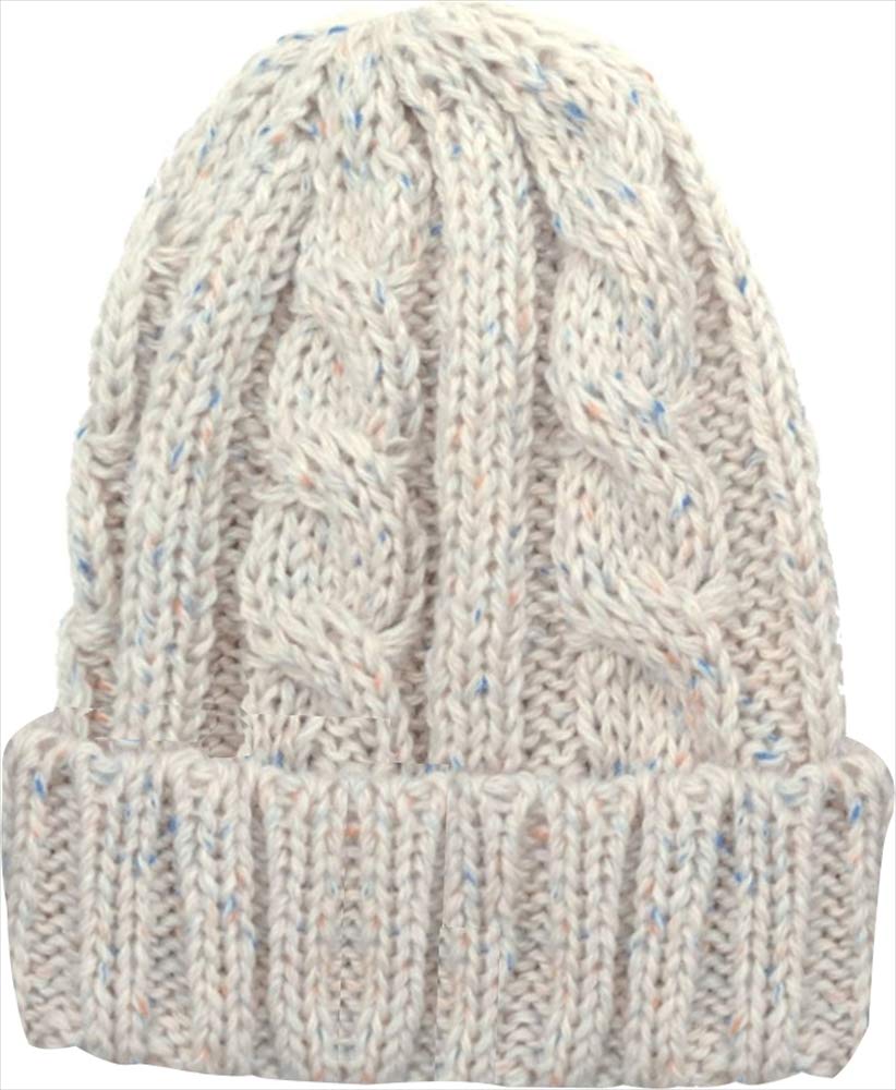 Twin Acrylic Nap Cable Cap White Women One Size