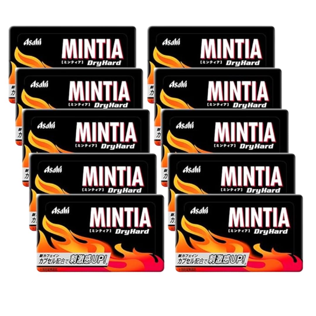 Mintia 7g (0.25oz) x 10 Packets Japanese Mint Tablet/Wild & Cool/Cold Smash/Dry Hard (Dry Hard)