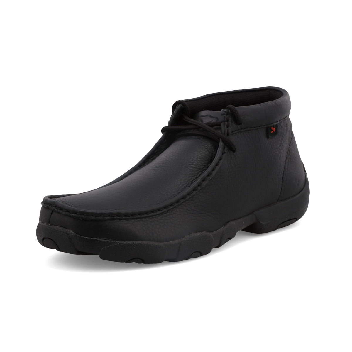Twisted X Men's Chukka Driving Moc Boots, Soft Black, 10.5 M