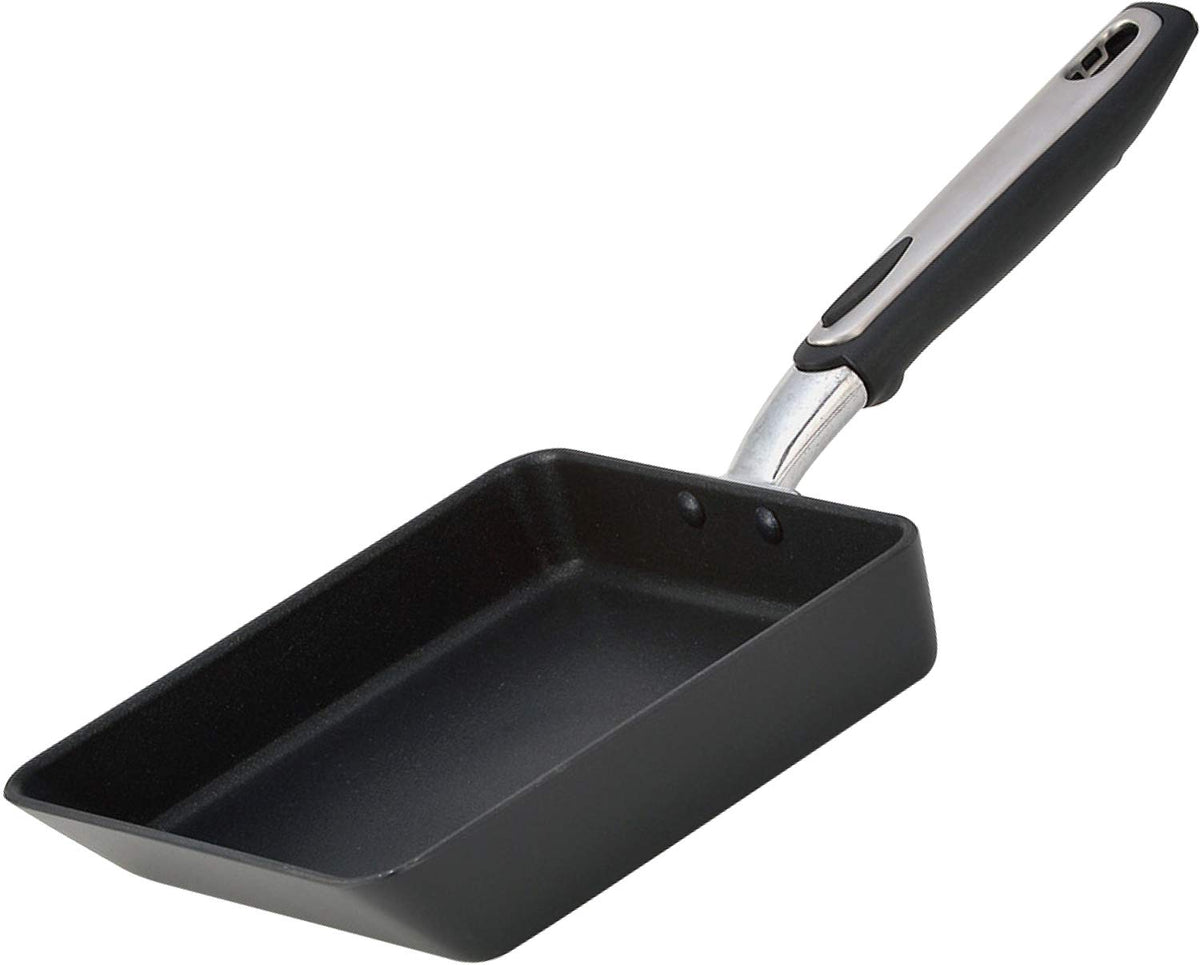 Hokuriku Aluminum Egg Yaki, 6.3 x 7.5 inches (16 x 19 cm), Induction Compatible, Lightweight, Induction Velsage, Teflon Treatment, Made in Japan