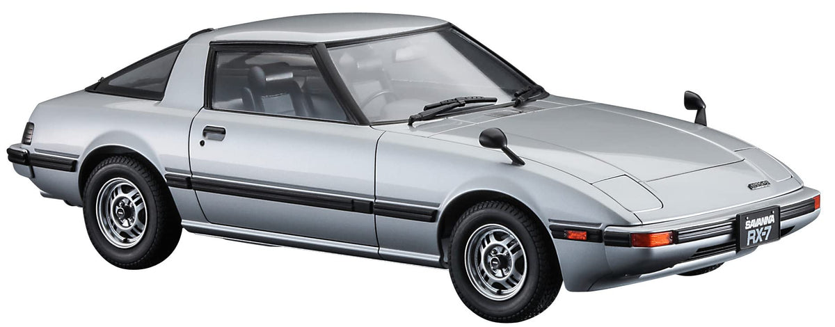 Hasegawa 20635 1/24 Mazda Savanna RX-7 SA 22C, 1980 Model Kit, Multi-Colour