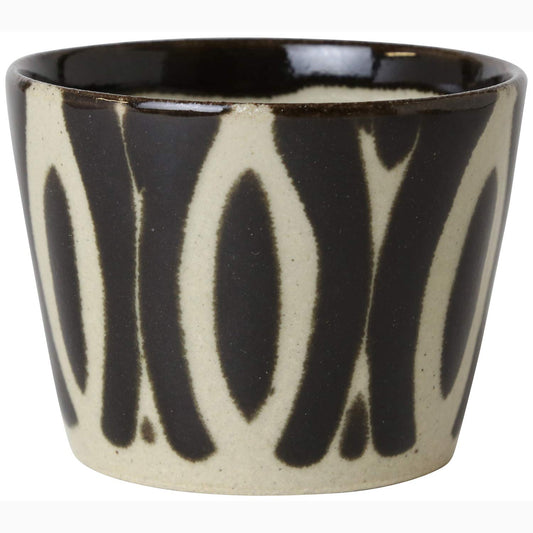 Mashiko Ware PC-2 Persian Crest Buckwheat Boaguchi Black