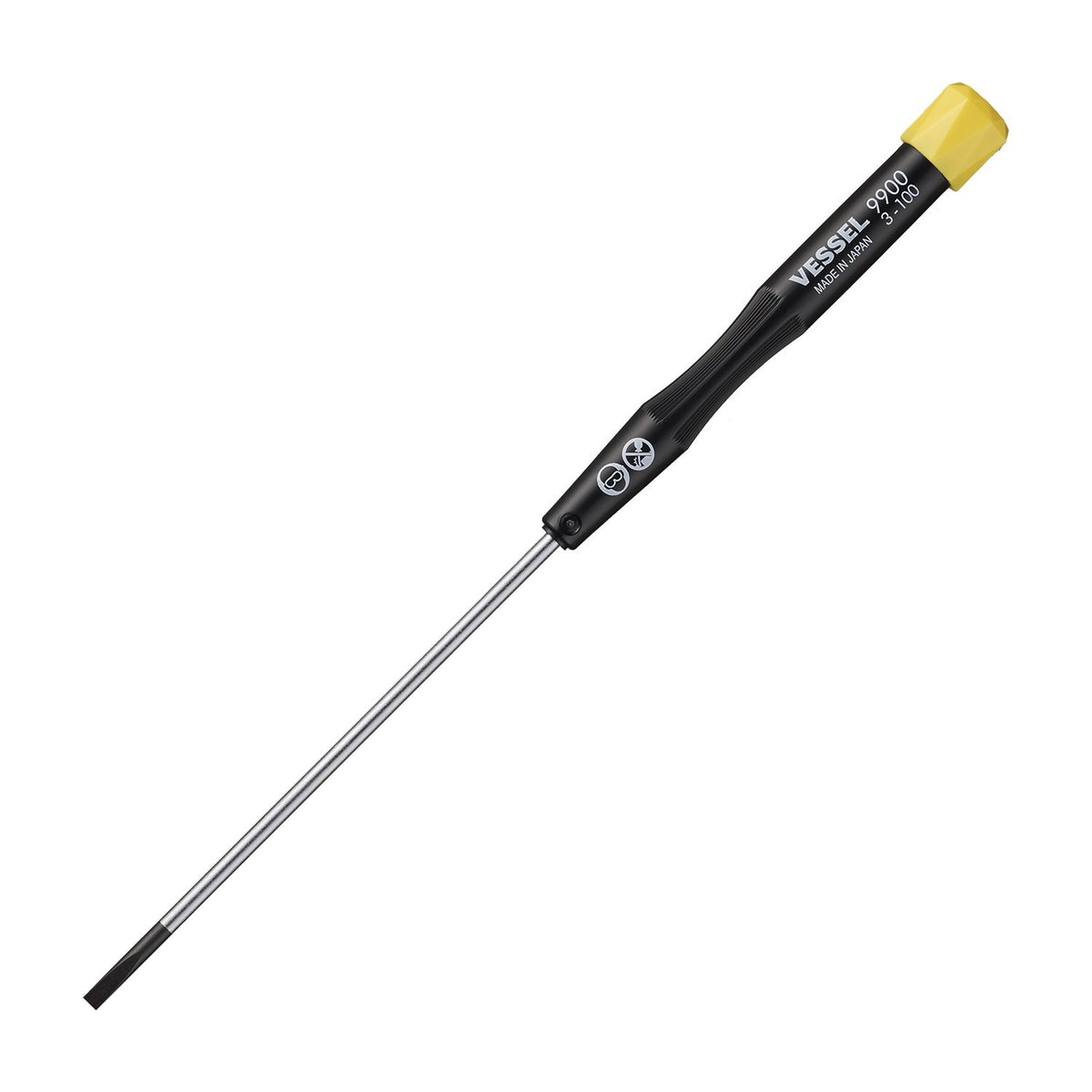 VESSEL Micro Screwdriver Precision for Screws +0 x 100 9900