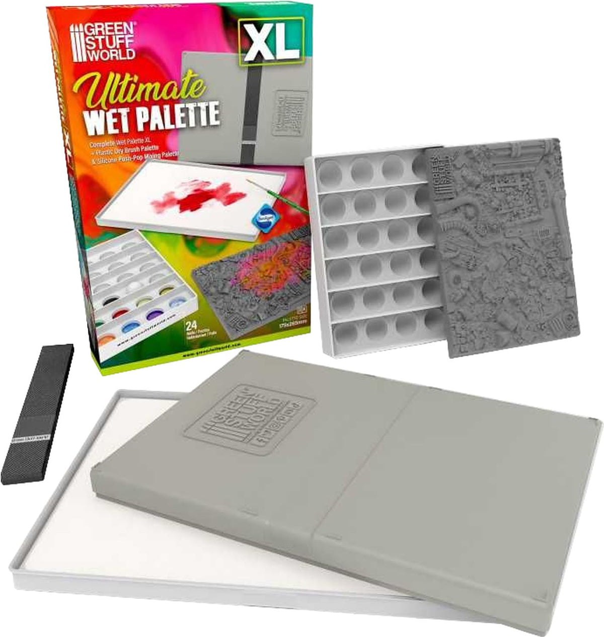 Greenstuff World Ultimate Wet Palette XL Model Paint Tool GSWD-14161