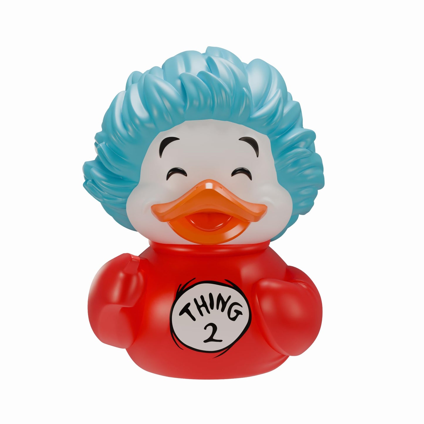 TUBBZ: Dr. Seuss Cat in the Hat - Thing 2 Rubber Duck Collectible Toy 3.5"