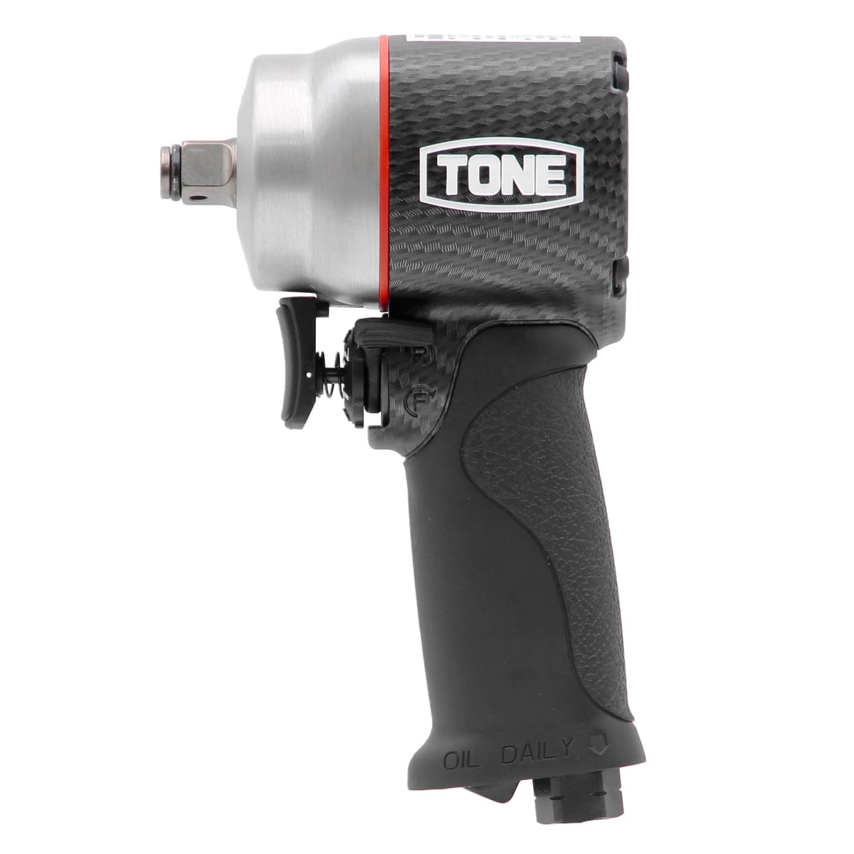 TONE Air Impact Wrench (Short Type/Black Carbon Pattern) AI4201CB (1/2 Inch (12.7 mm) Drive 700N·m