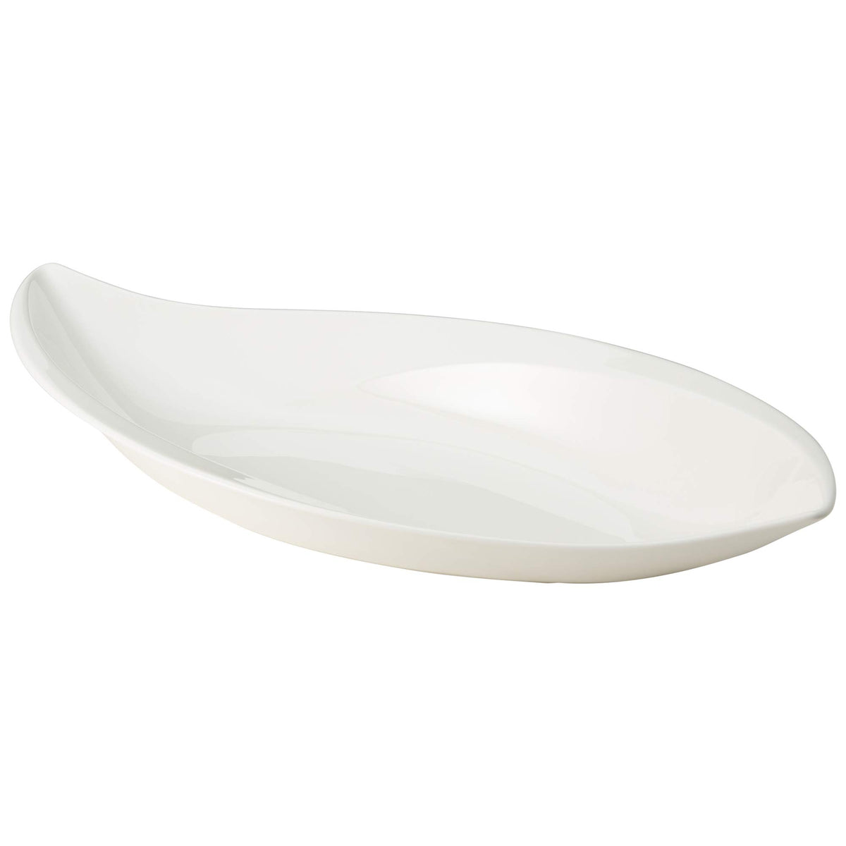 Narumi 50180-3406 Bowl Dish, Esprit White, 19.7 inches (50 cm), Microwave Heating Safe