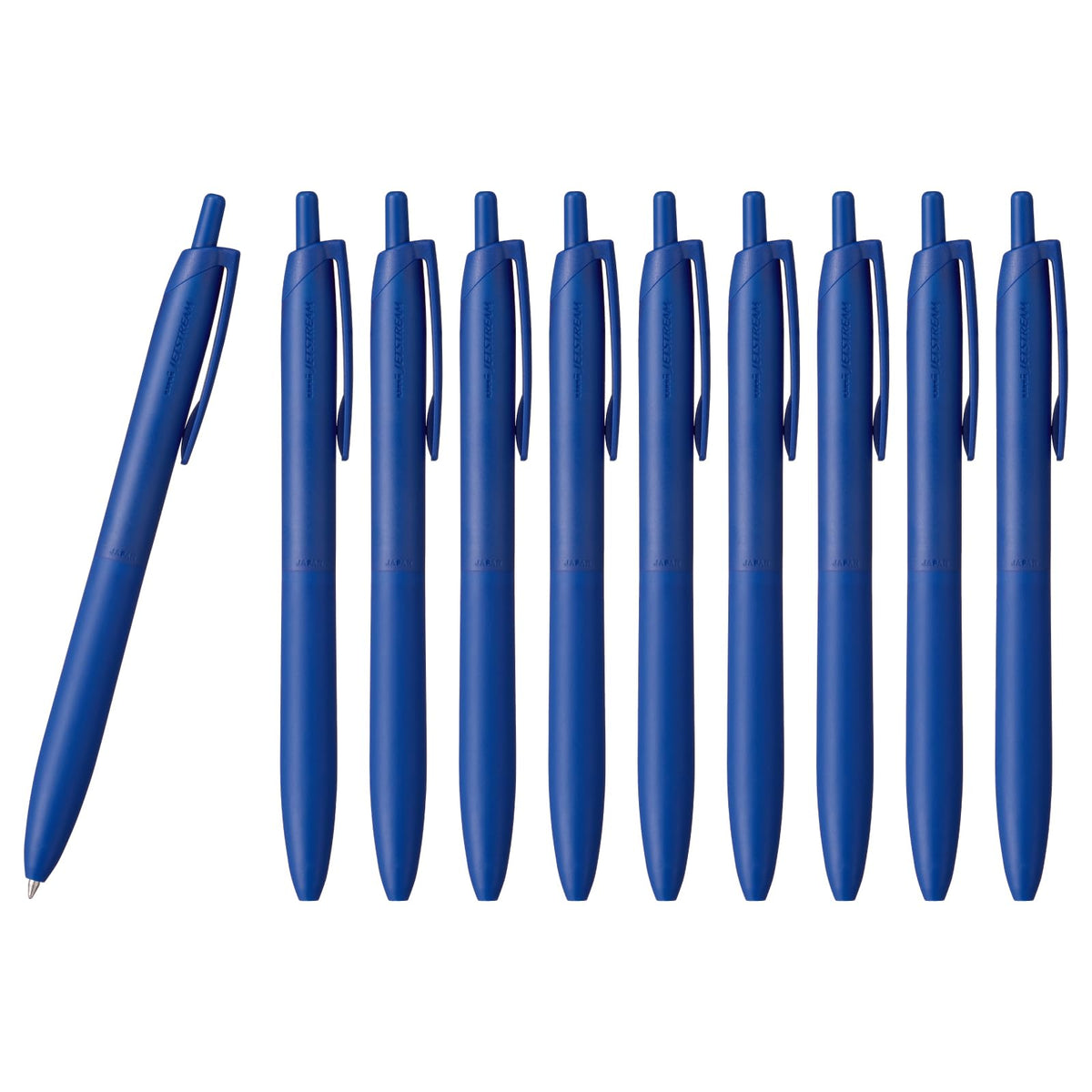 Mitsubishi Pencil, Permanent Ballpoint Pen, Jet Stream Light Touch Ink, 10 Pieces, 0.5, Blue, SXNLS05.33, 10P