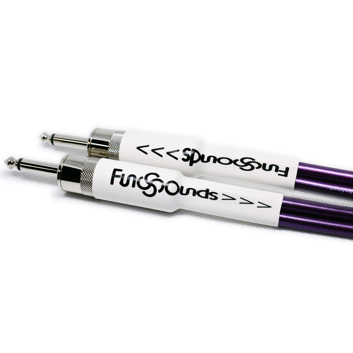FansPro Instrument Speaker Cable 1m HQC-010 (Phone Plug - Phone Plug) Purple purple berry