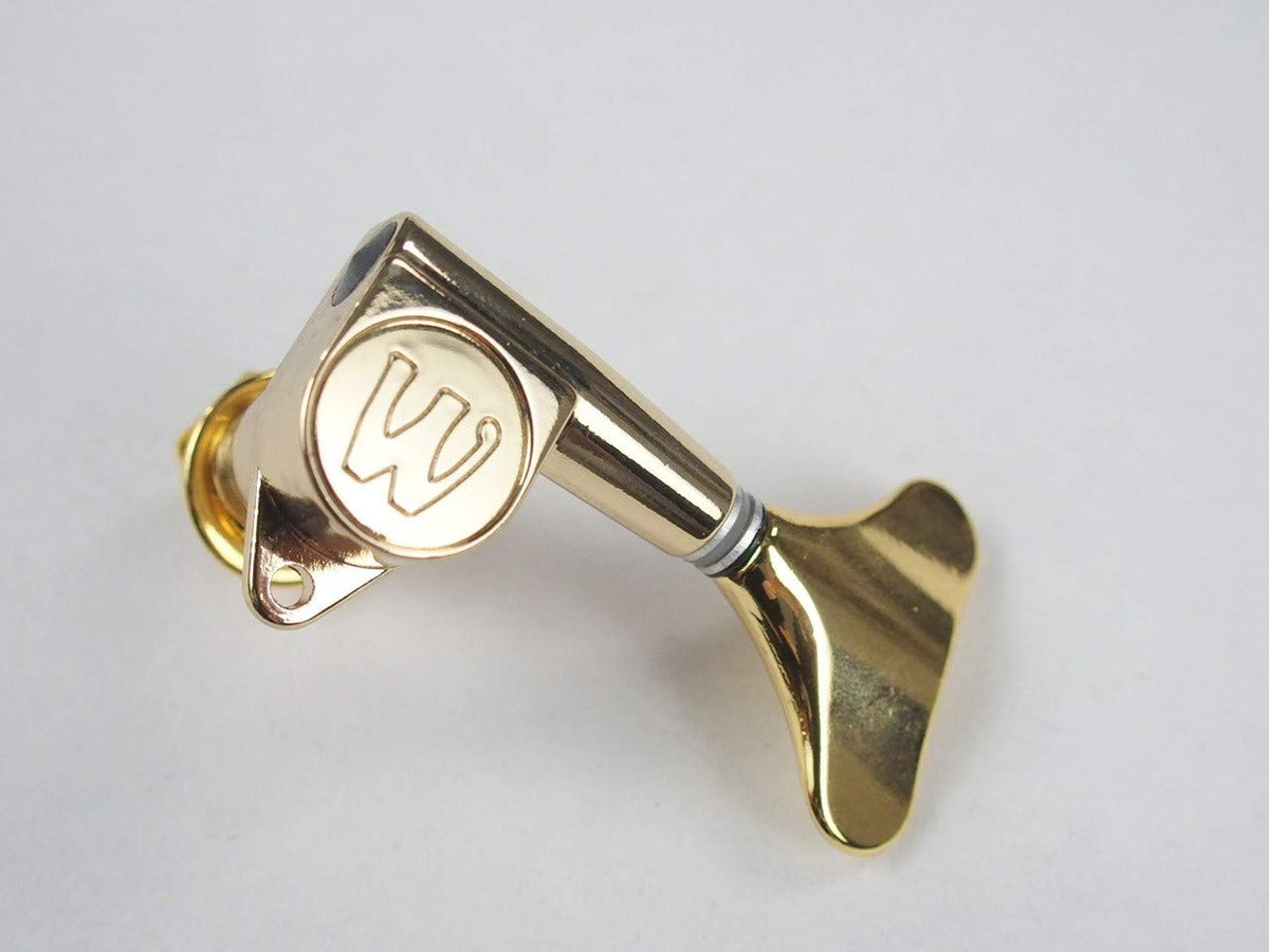 Warwick Replacement Bass Guitar Tuner, Gold, Bass Side