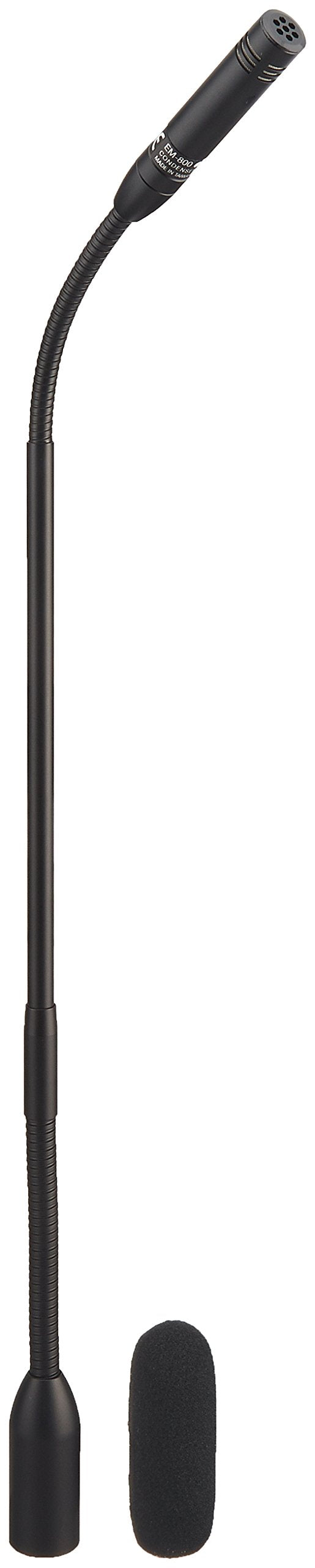 TOA Electronics EM-800 Gooseneck Microphone, Cardioid Condenser Microphone Designed for use in Conference Rooms, Lecture Halls, and Paging Applications