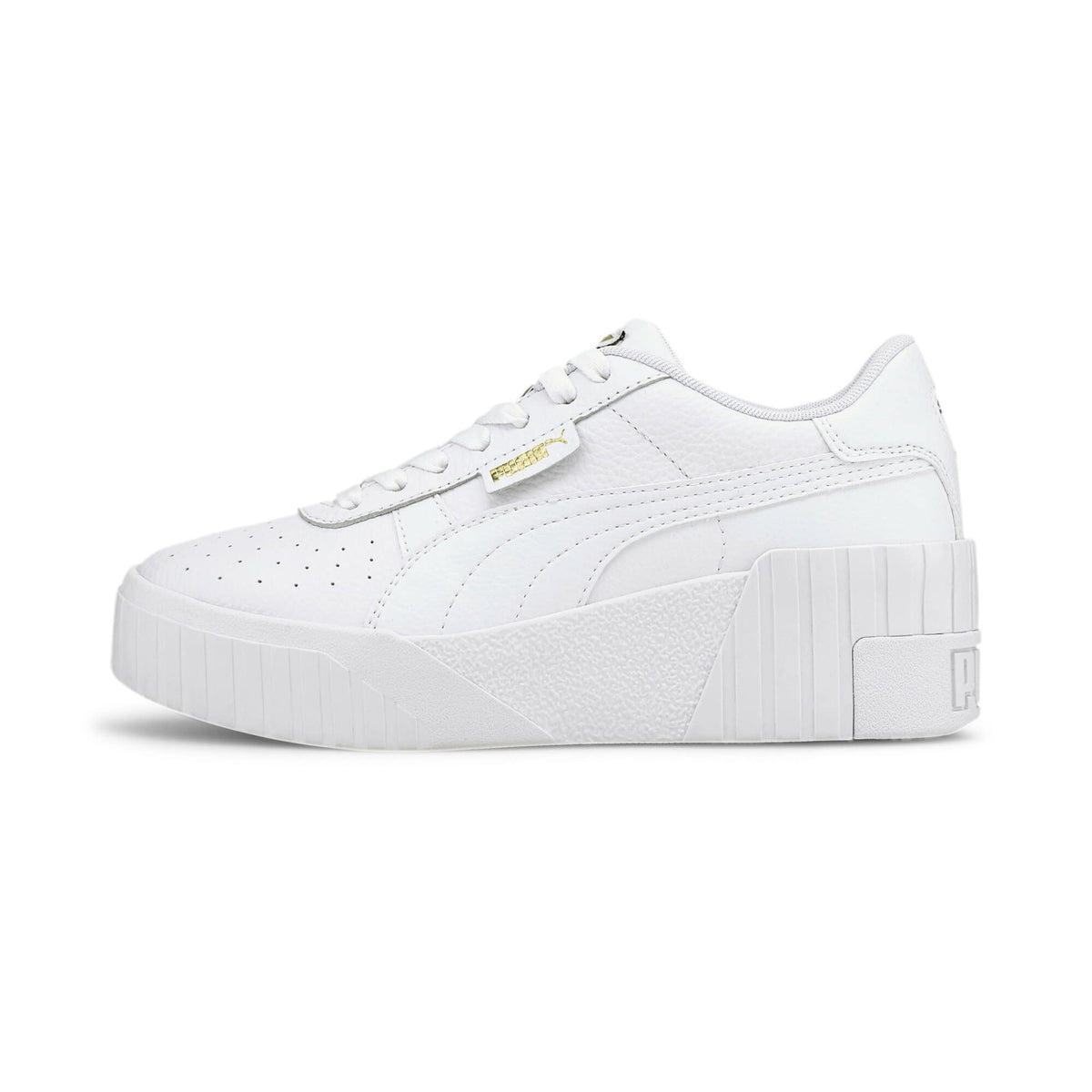 Puma Women's Cali Wedge WN's Sneaker, Puma White Puma White, 8