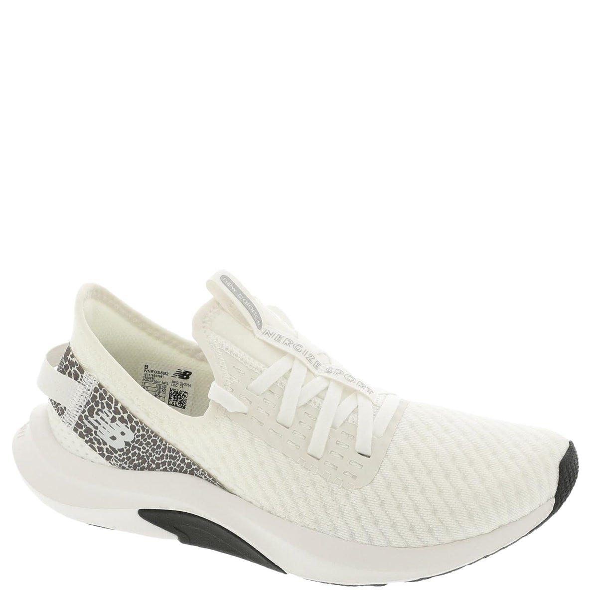 New Balance Women's DynaSoft Nergize Sport V2 Cross Trainer, Sea Salt/Black/Brown, 9.5 M