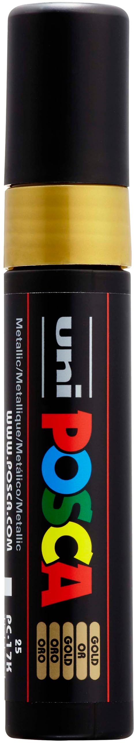 Posca Marker 17K in Gold, Posca Pens for Art Supplies, School Supplies, Rock Art, Fabric Paint, Fabric Markers, Paint Pen, Art Markers, Posca Paint Markers