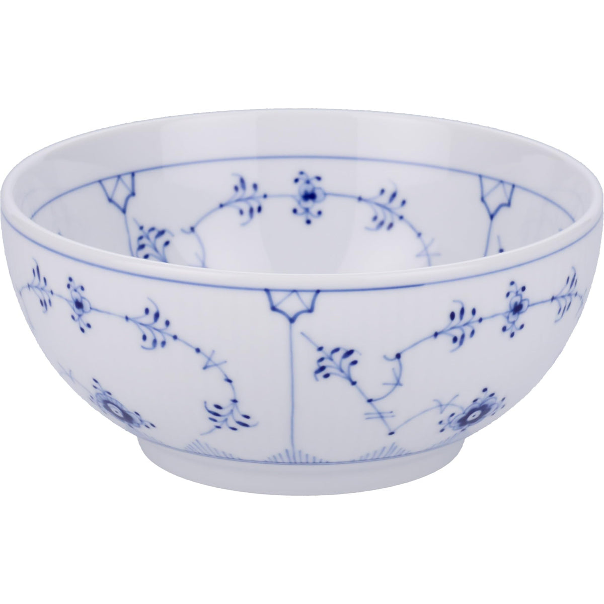 Royal Copenhagen 1017189 Blue Fluted Plain Bowl, 5.9 inches (15 cm), Wedding Gift, Gift