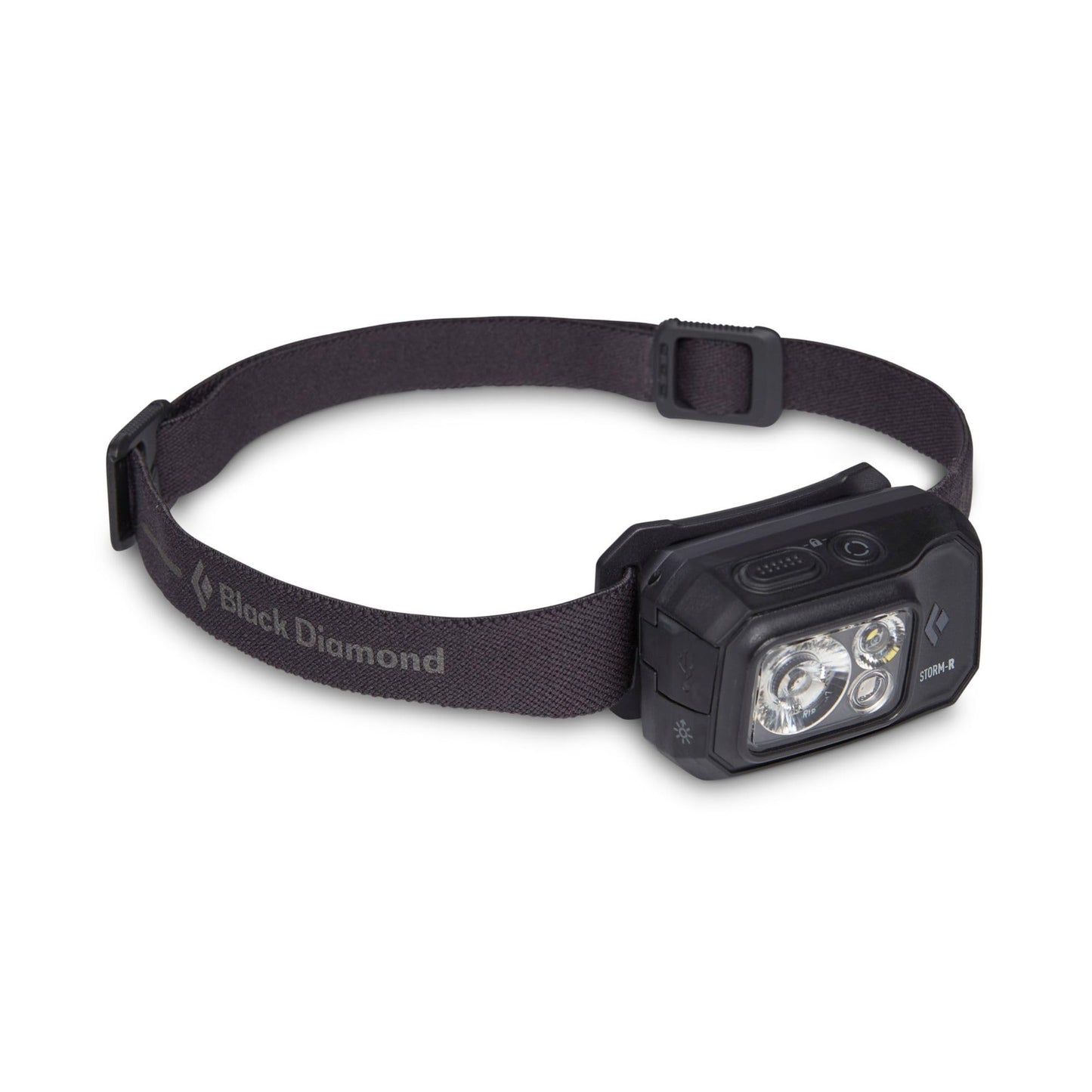 BLACK DIAMOND Storm 500-R Headlamp, Rechargeable, Dimmable, Bright, Black
