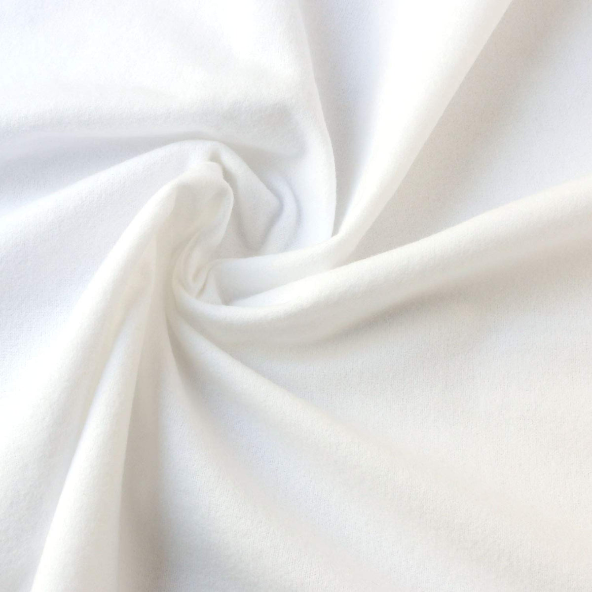 NBK Flannel Fabric, White, whites