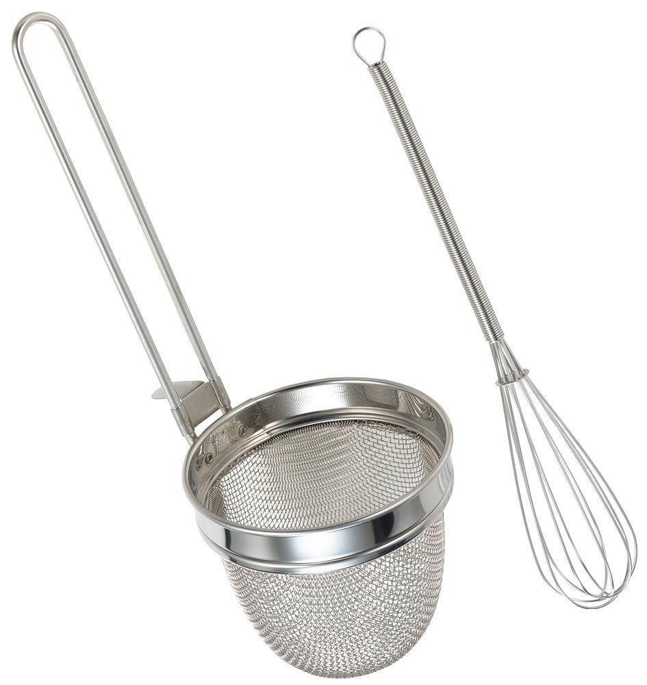 Yoshikawa 2004426 Misoshi Set, Scooping and Combing, Silver, Misoshi Muddler