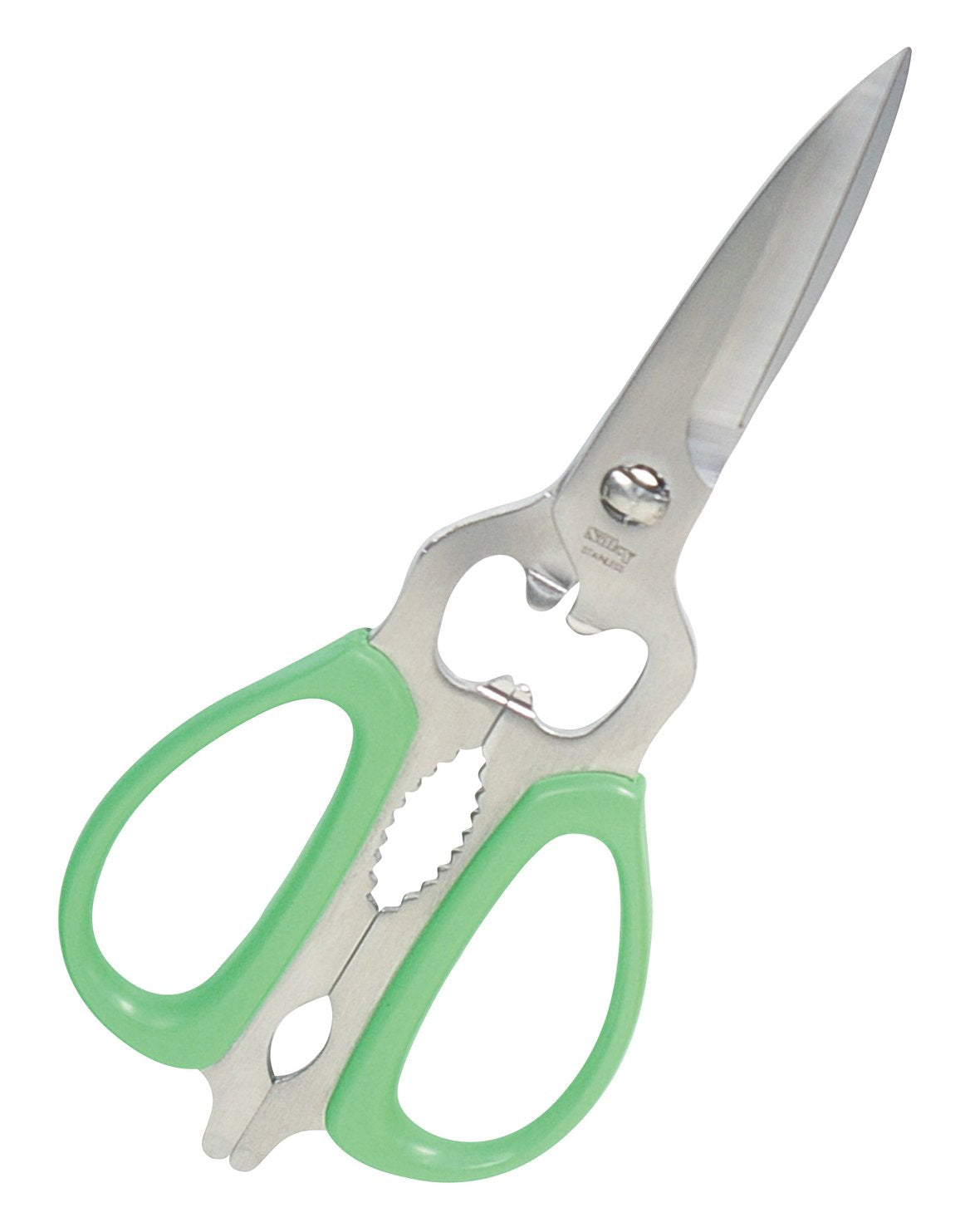 Marusho Industries Silky NKS-215DT Cooking Scissors, Green